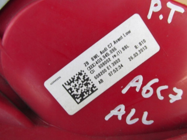 фото №6, Audi a6 c7 allroad лампа правый задняя кузовная 4g9945096