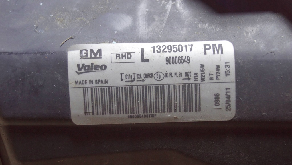 фото №16, Opel corsa d lift лампа лівий перед uk s2479