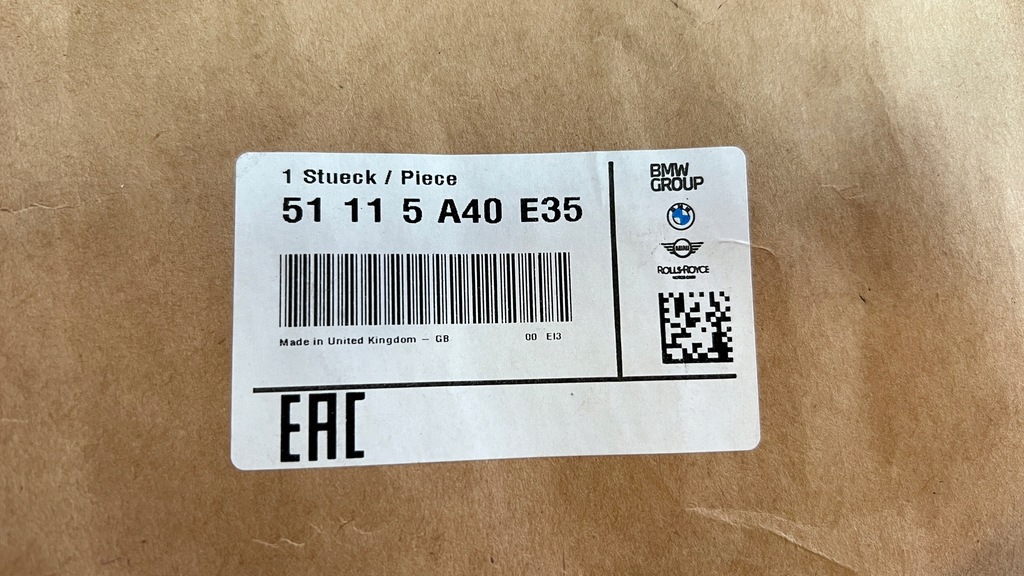 фото №8, Mini f56 lift lci молдинг бампера задня 9450697 5a40e35 nowa