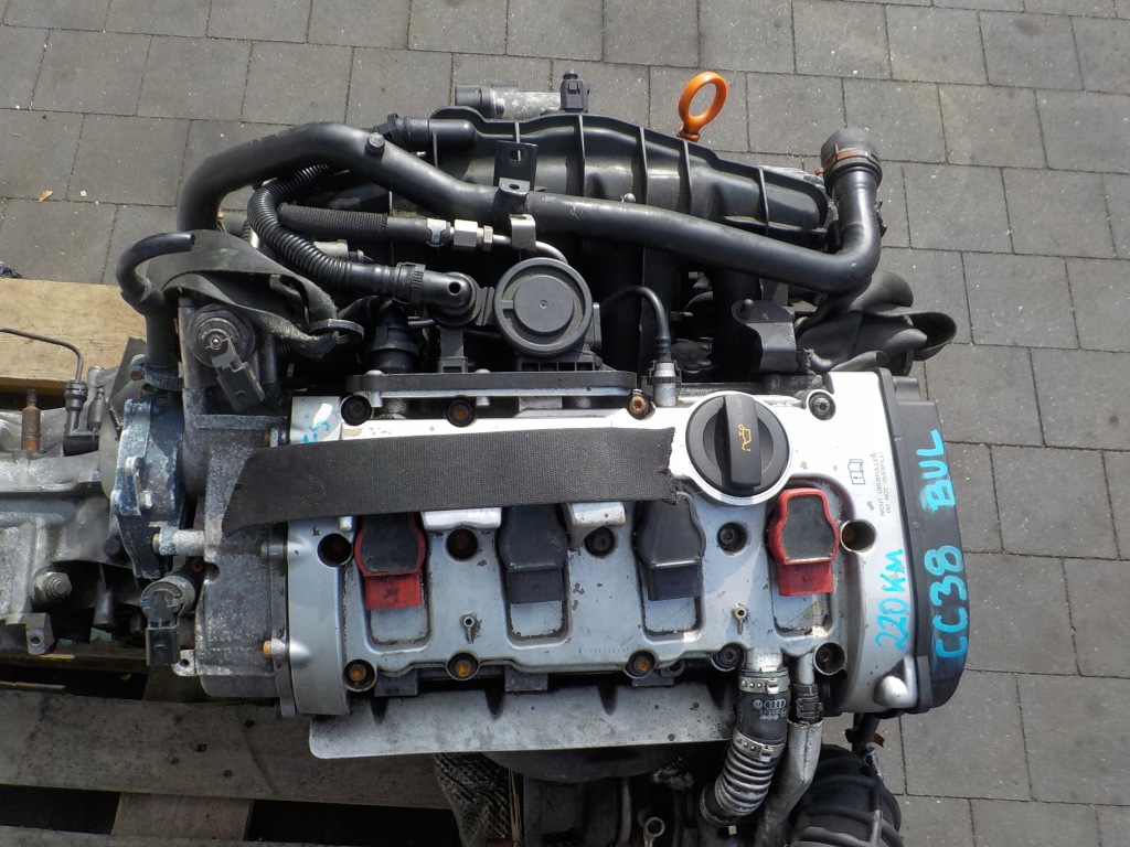 Audi a4 b7 07r 2.0 tfsi 220km двигатель bul комплектный Доставка
