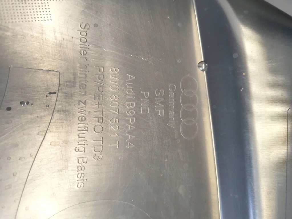 фото №14, Audi a4 b9 | бампер спойлер задняя s-line sedan lift 8w5807511