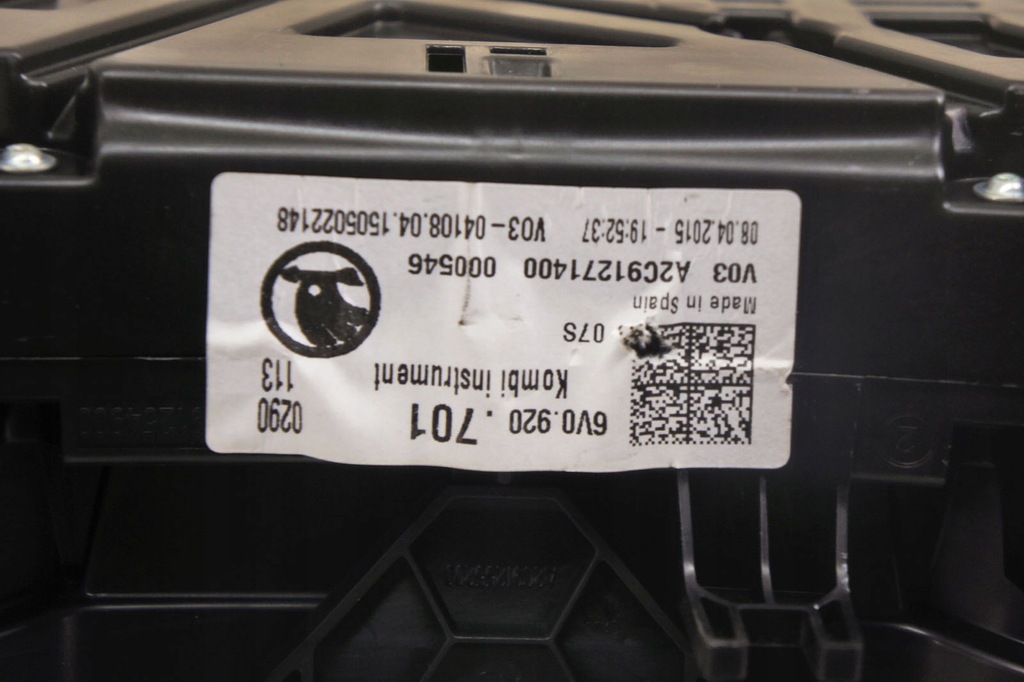 фото №5, Kv054 skoda fabia iii 1.4d счетчик приборы