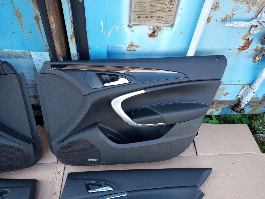 фото №10, Opel insignia a сидіння заднє сидіння обшивки оббивка напівшкіра infinity kombi eu