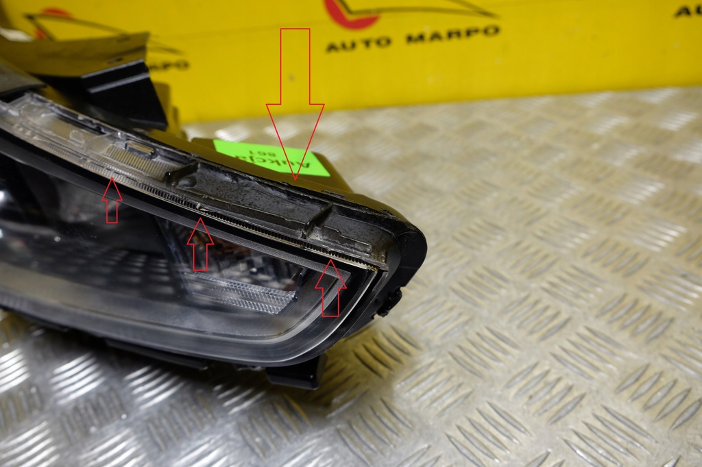 фото №10, Hyundai elantra gt i30 2017- фара лампа звичайна лінзована r usa