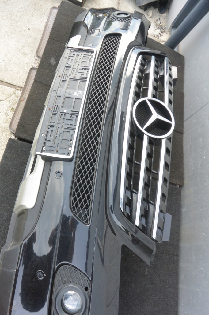 Mercedes ml w164 бампер решітка радіатора перед 05-09 197 комплект  pdc h7 в Україні