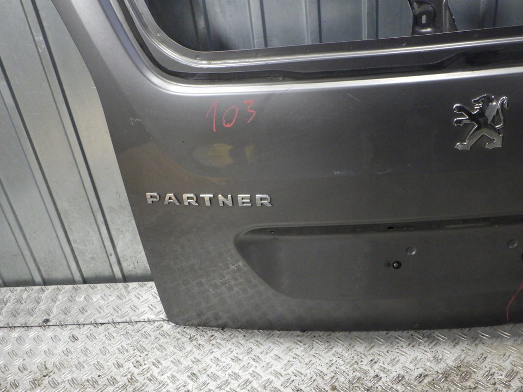 фото №5, Крышка багажника задняя багажника partner tepee