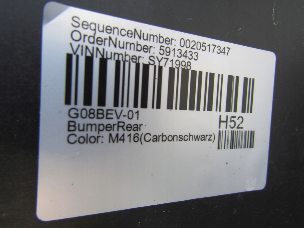 фото №14, Бампер bmw ix3 g08 20-21 electric задня 6xpdc