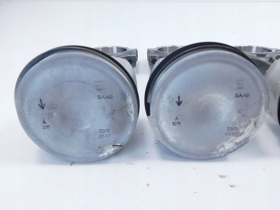 фото №12, 4x поршень шатун saab 9-3 93 ii 2.0t opel vectra c signum