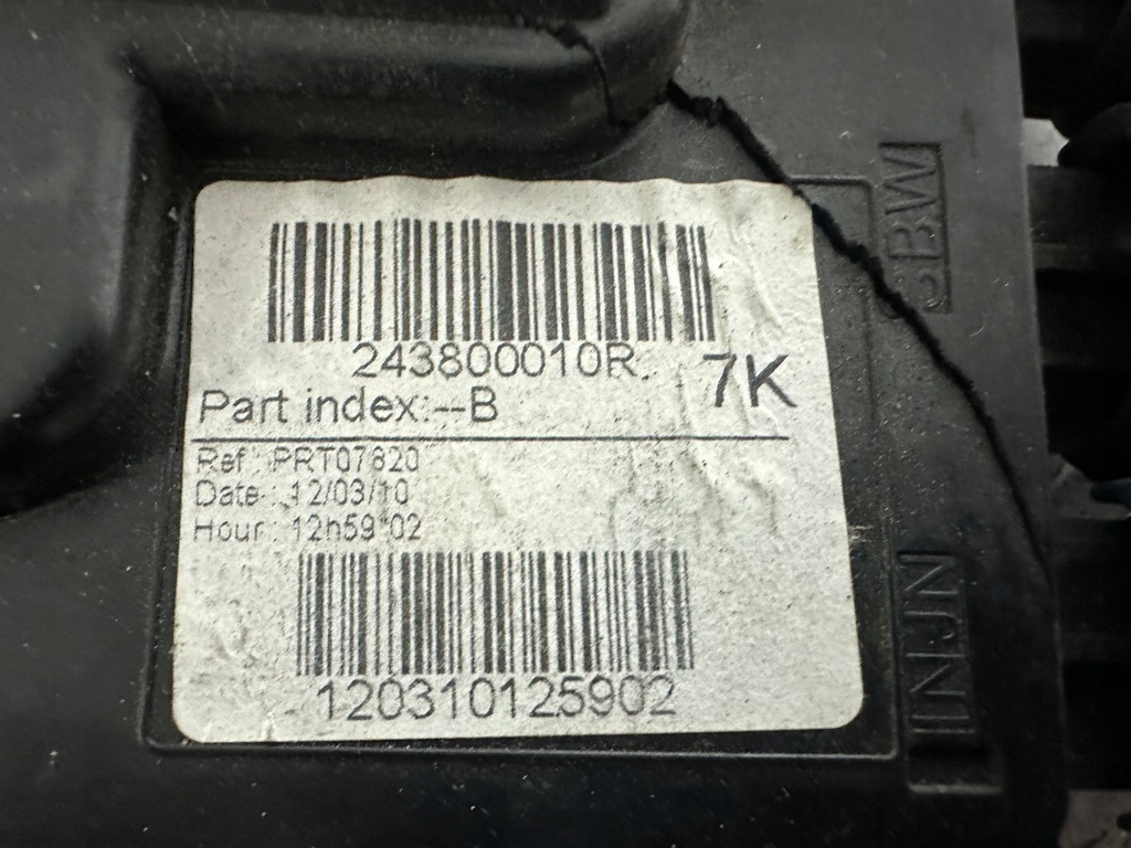 фото №5, Renault scenic iii megane iii модуль блок управления аккумулятор 243800010r