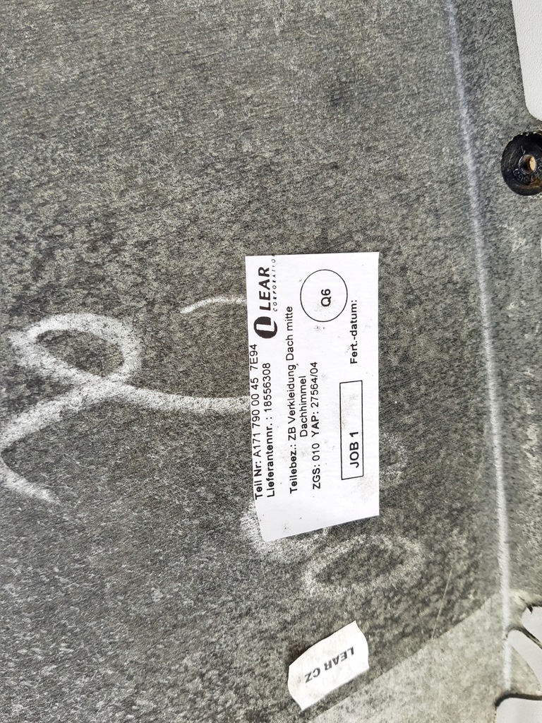 фото №9, Mercedes slk r171 потолок