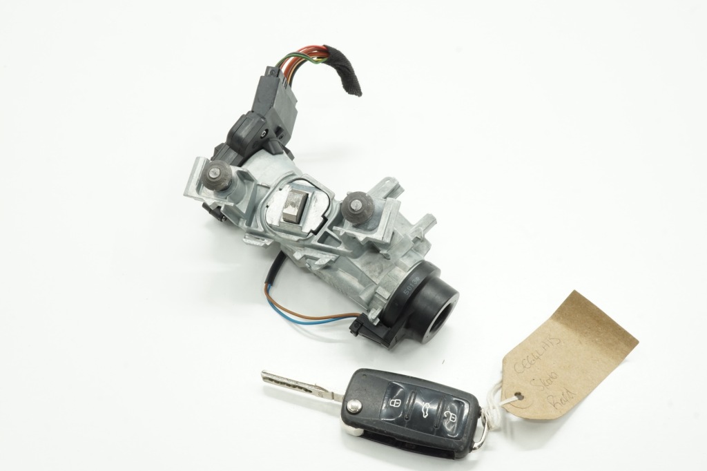 фото №1, Skoda rapid 13r замок зажигания ключ 1.6tdi 1k0905851 6ra905865