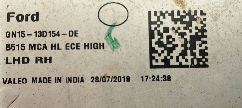 фото №15, Лампа права ксенон led ford ecosport lift 2018- комплект gn15-13d155-de