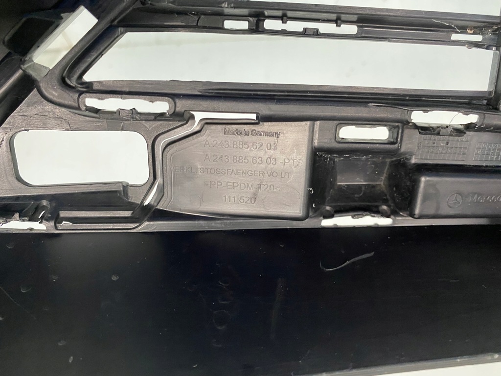 фото №13, Спойлер dół бампера перед передній mercedes eqb 243 h243 x243