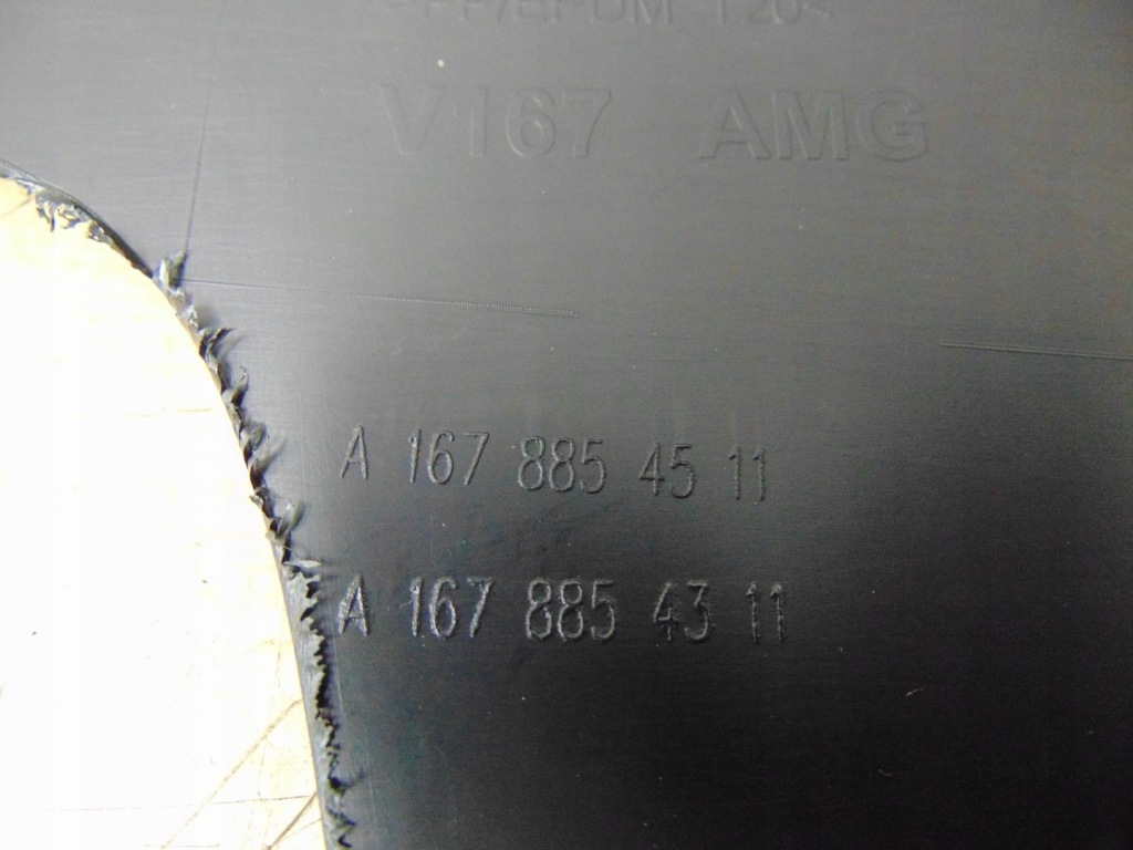 фото №14, Накладка спойлер бампера задняя mercedes w167 gle