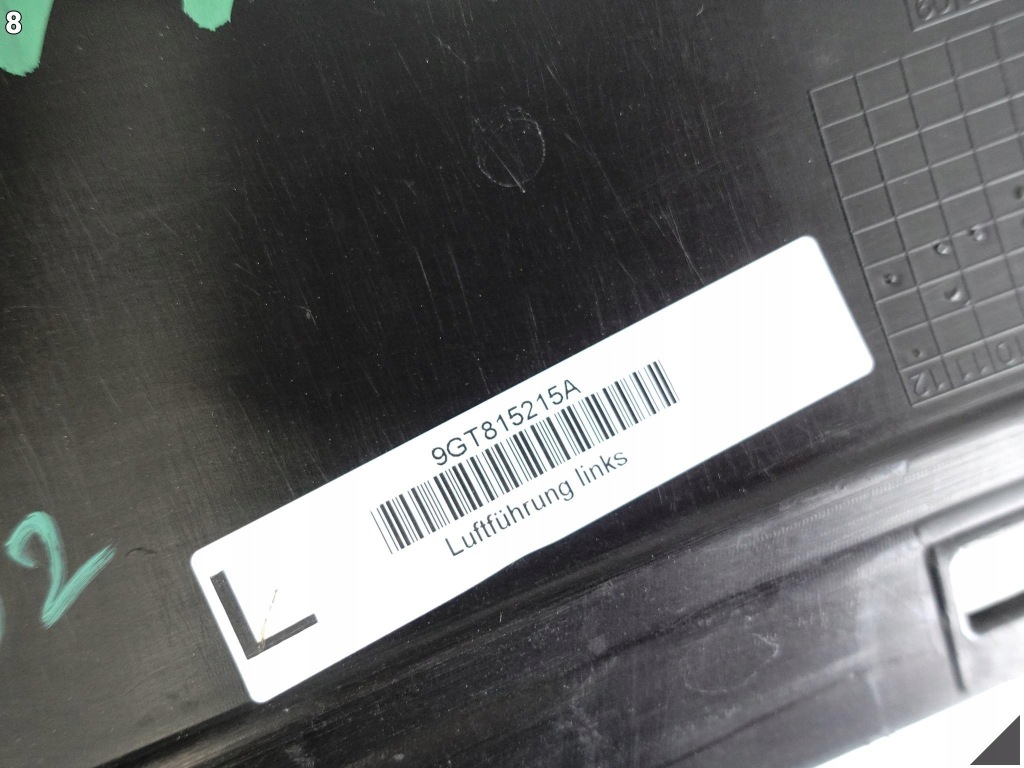 фото №9, Porsche 911 992 gt3 21- повітропровід напрямна повітря тунель впуск ліва