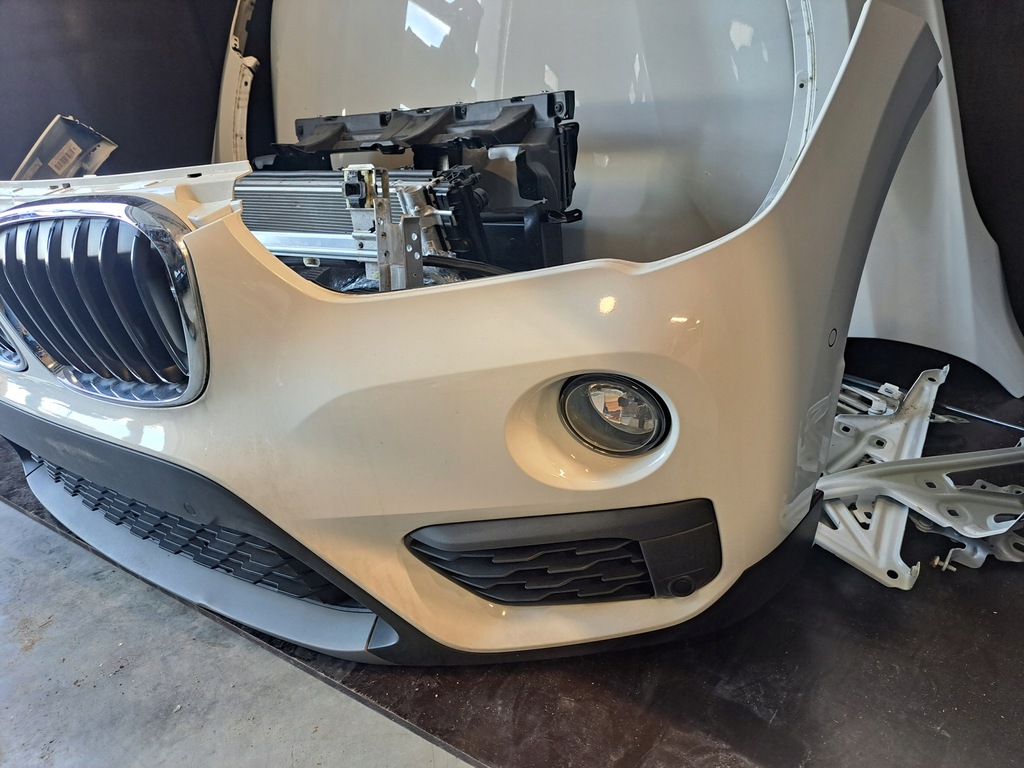 фото №9, Bmw x1 f48 перед капот pas бампер лампы капот alpinweiss 3 300