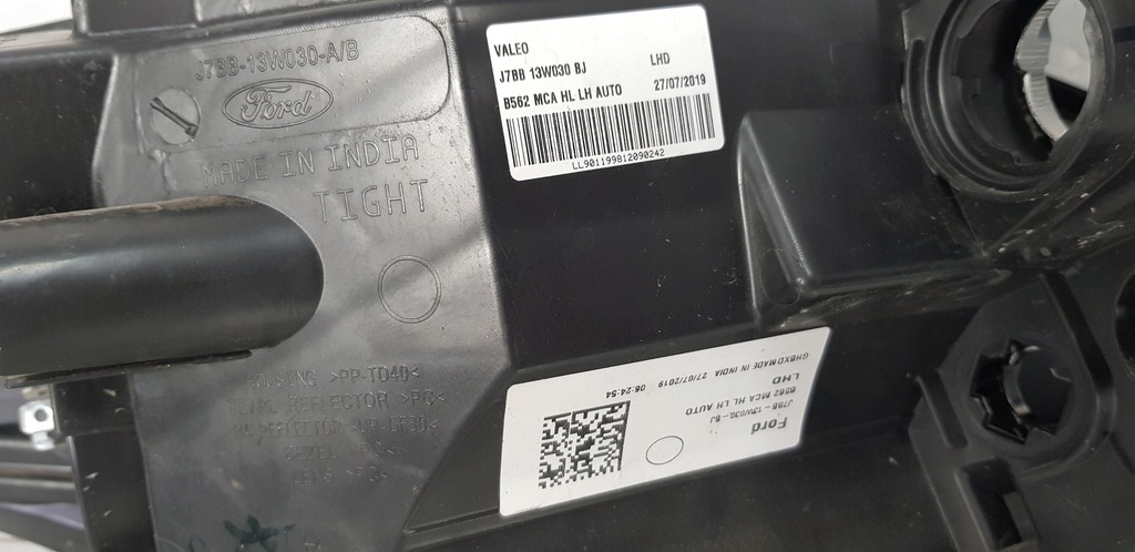 фото №9, Ford ka+ ka plus 18- лампа левый перед j7bb-13w030-bj