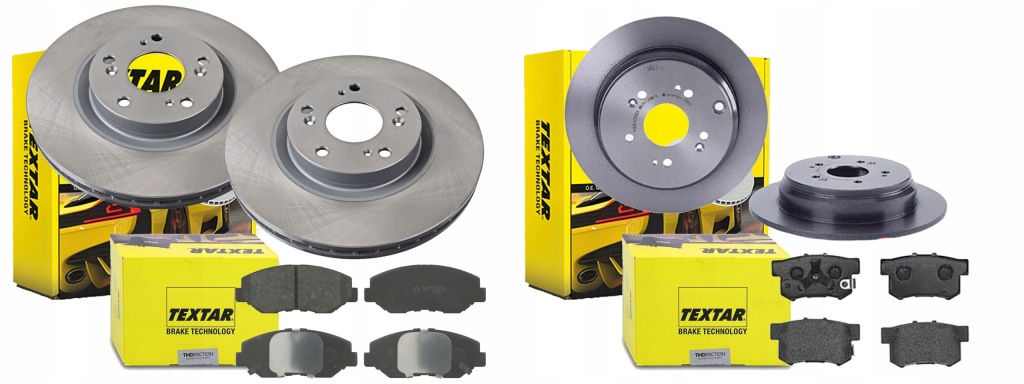 фото №1, Тормозные диски тормозные колодки p+t textar honda cr-v ii 300mm