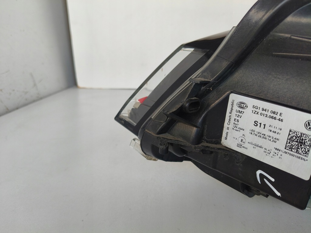 фото №10, Лампа правая фара vw golf vii 7 gti 5g 5g0 17- lift full led