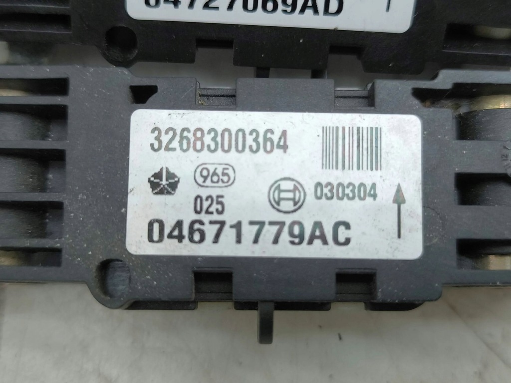 фото №7, Chrysler voyager 2006 комплект датчик удара подушка безопасности