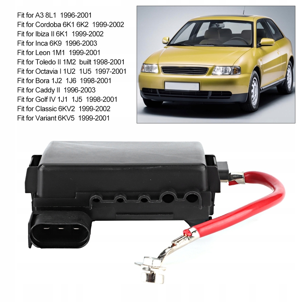 фото №10, Коробка предохранителей автомобильных суппорт аккумулятор 1j0937550a pasuje