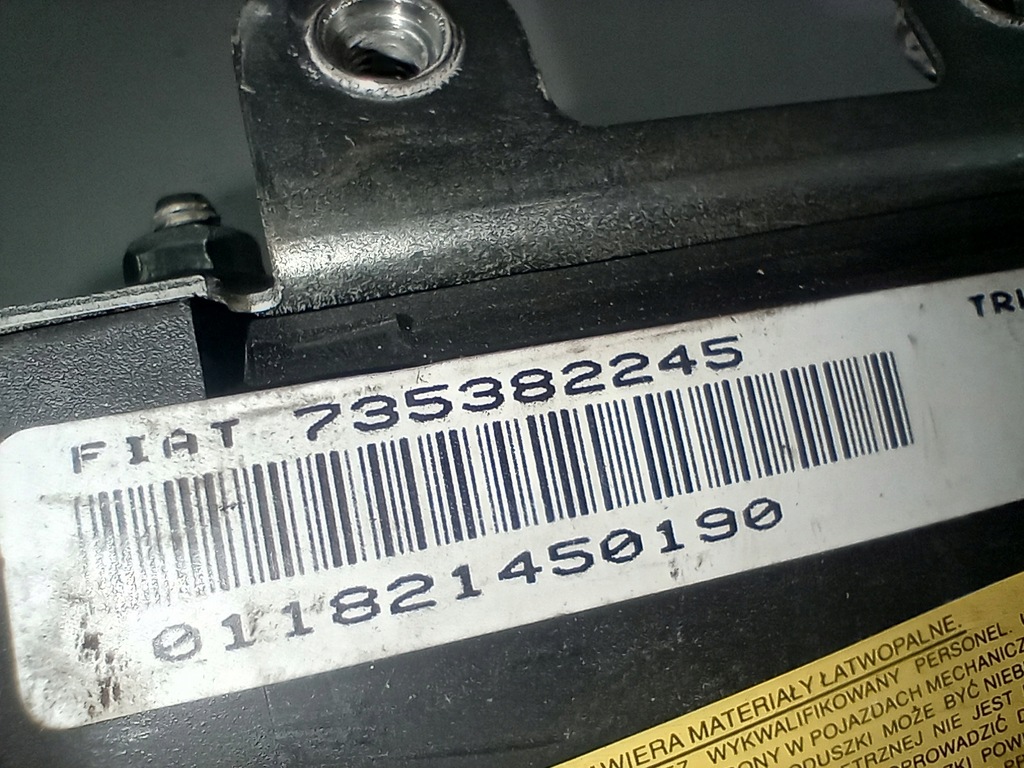 фото №10, Fiat seicento подушка водителя подушка безопасности 735382245 europa