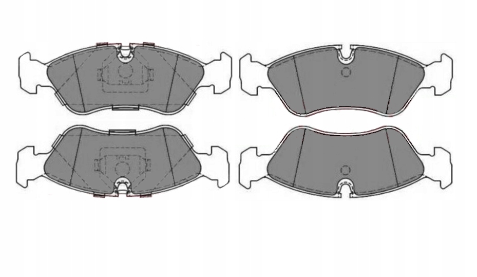 фото №1, Тормозные колодки kamoka перед opel astra calibra