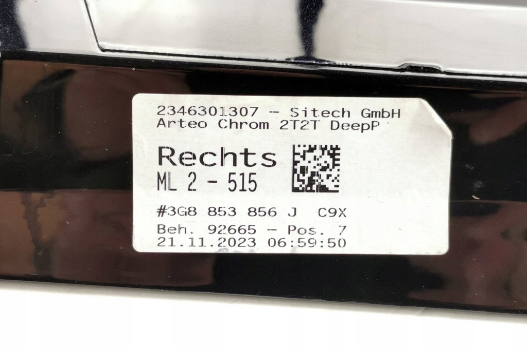 фото №13, Молдинг порог правая порог наружный vw arteon 3h 3g8853856j lc9x nowa org