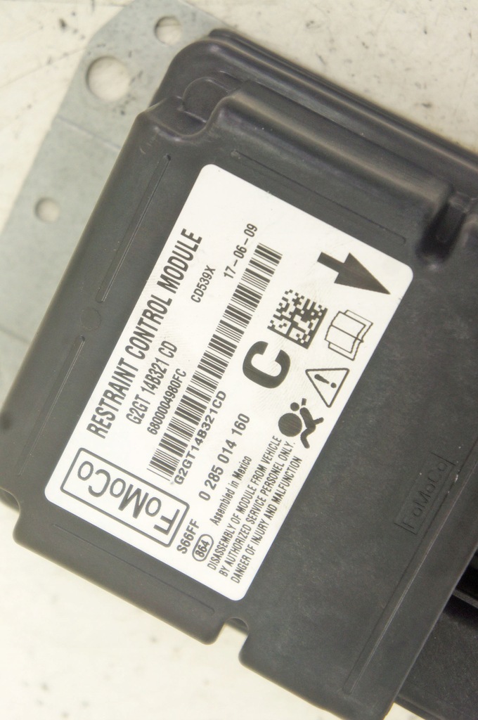 фото №5, Tm050 ford edge mk2 ^ модуль подушка безопасности подушек g2gt-14b321-cd 0285014160