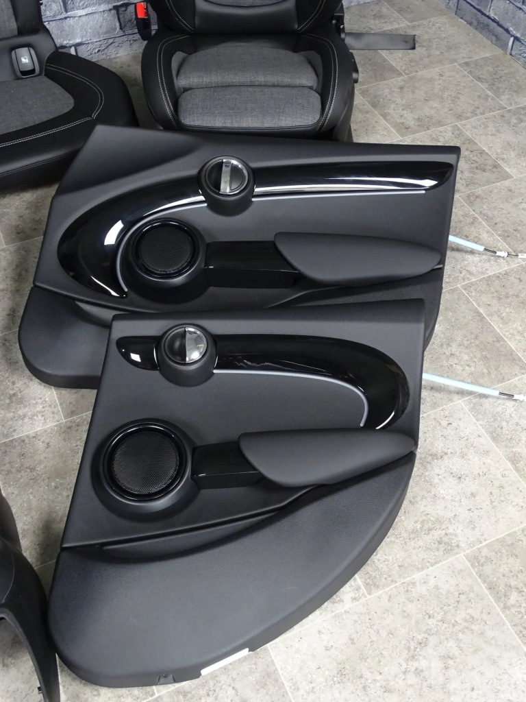 фото №7, Mini f55 сиденья заднее сиденье обшивки туннель середина салон nowe карбон black