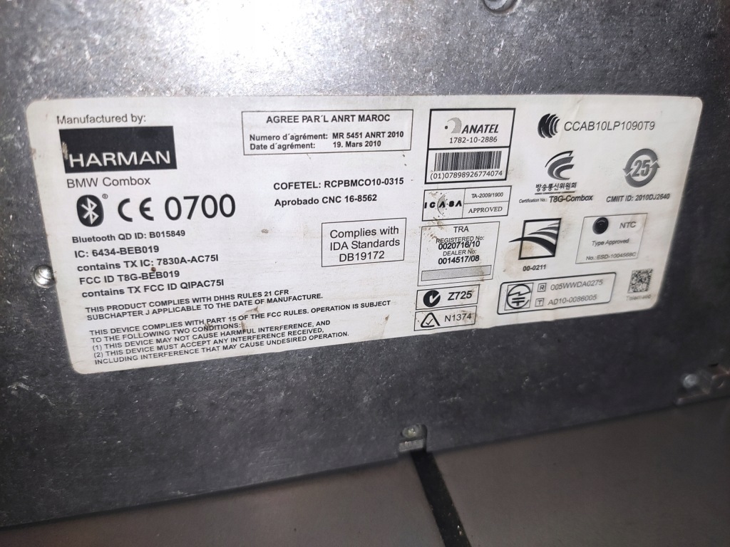 фото №12, Bmw 7 f01 f02 f10 f11 модуль блок керування bluetooth справний 9257151