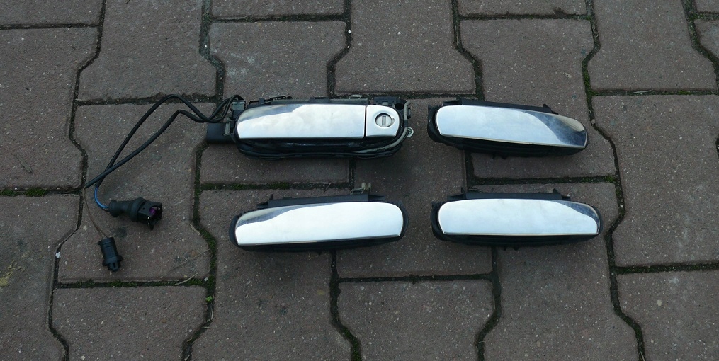 фото №1, Ручка наружное левый правый перед задняя хром s8 audi a8 s8 d2 lift 99-02 eu