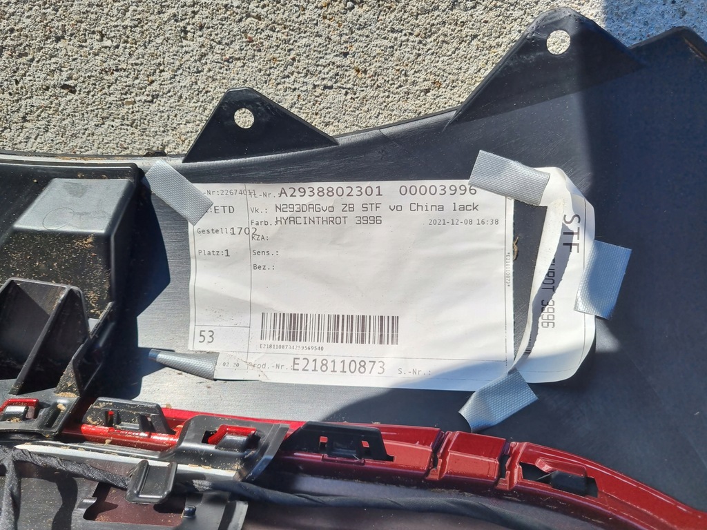 фото №10, Mercedes eqc w293 293 бампер перед передній kpl