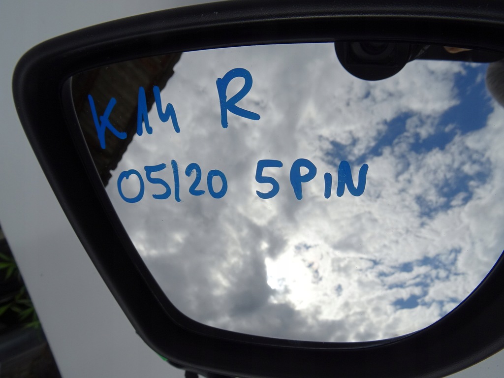 фото №7, Nissan micra k14 дзеркало праве 5 pin gne