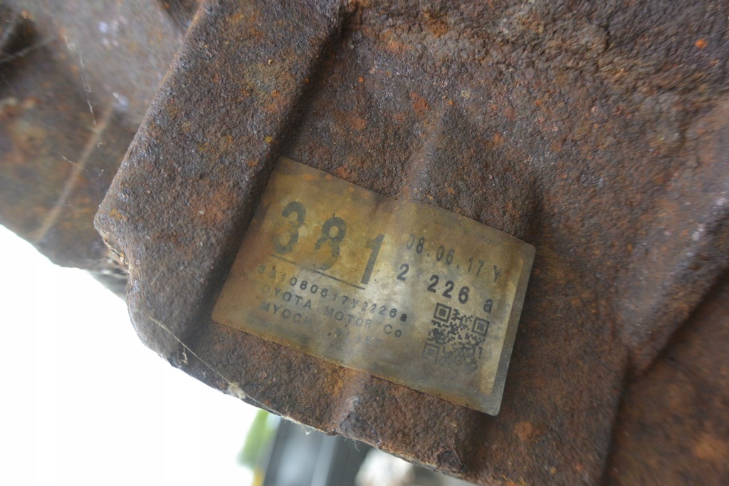 фото №10, Мост задний дифференциал 381 3.5 v6 lexus gs iii 450h mk3