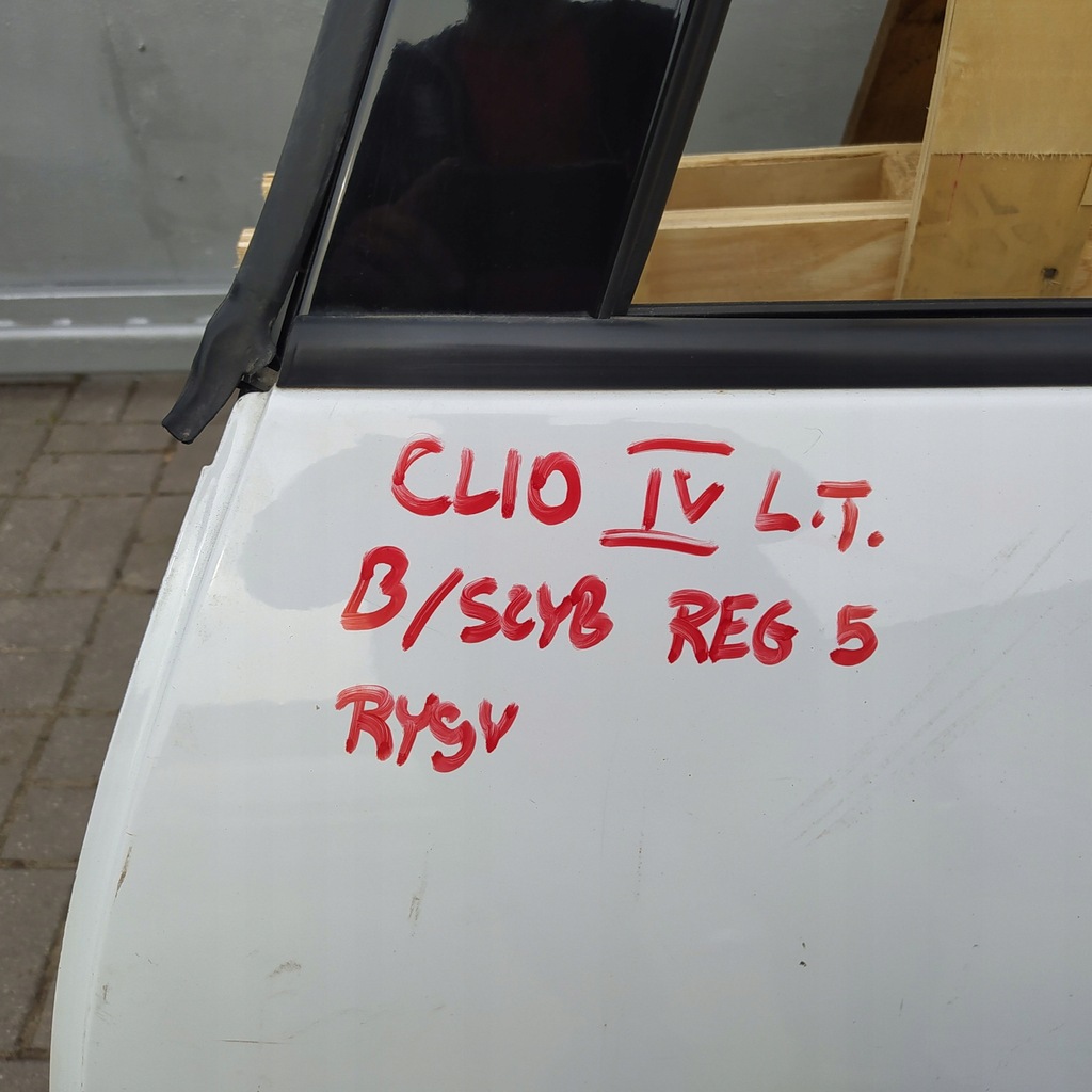 фото №2, Двері лівий задня задні renault clio iv bez скло