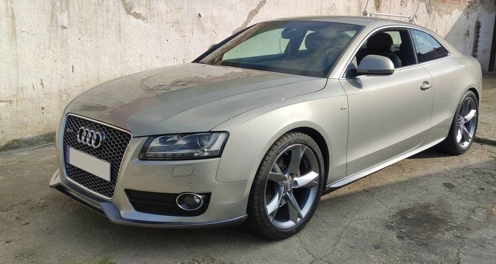 фото №8, Спойлер передній бампера з волокна скляного rs5 look do audi a5 07-11