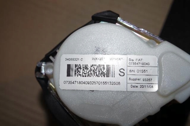 Pas ремені безпеки задній lancia delta iii 08- Недорого