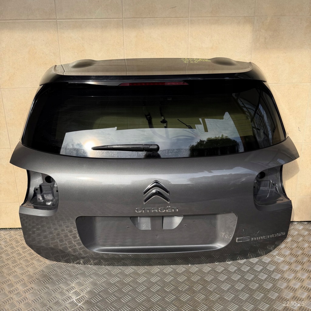 фото №1, Крышка багажника задняя комплектная citroen c5 aircross lift 2023 rok камера