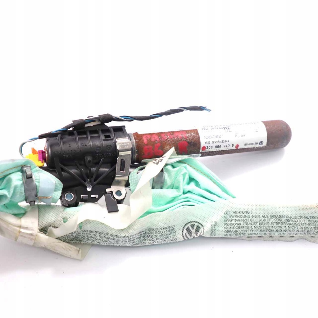 фото №12, Vw volkswagen passat b6 шторка безпеки подушка безпеки права