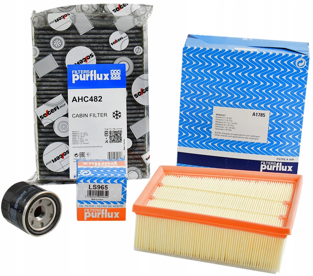 фото №1, Purflux набір фільтрів renault espace v 2.0 tce