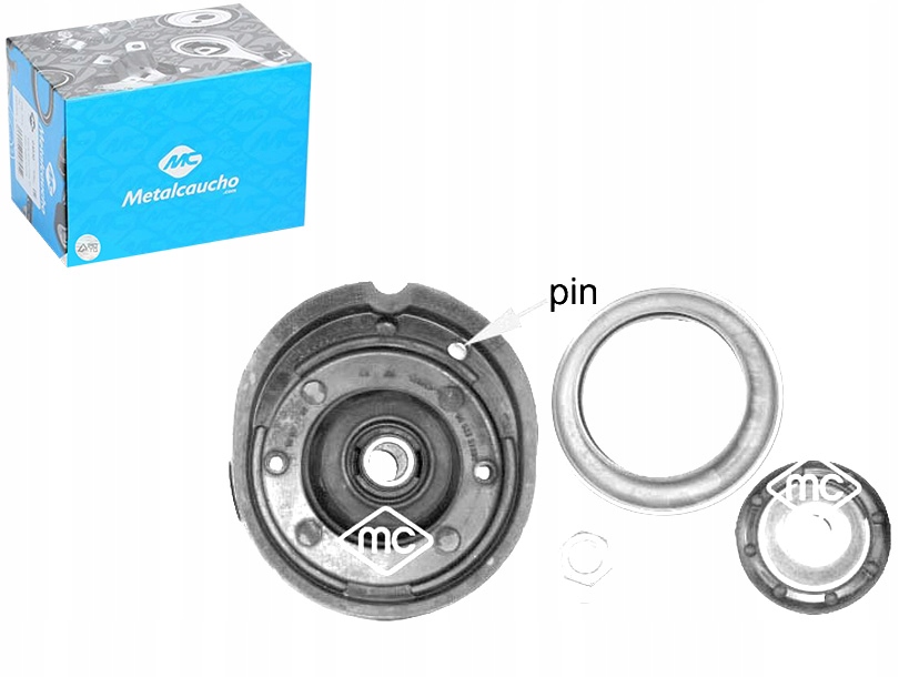 фото №1, Кронштейн амортизатора citroen c3 c2 правый metalcaucho