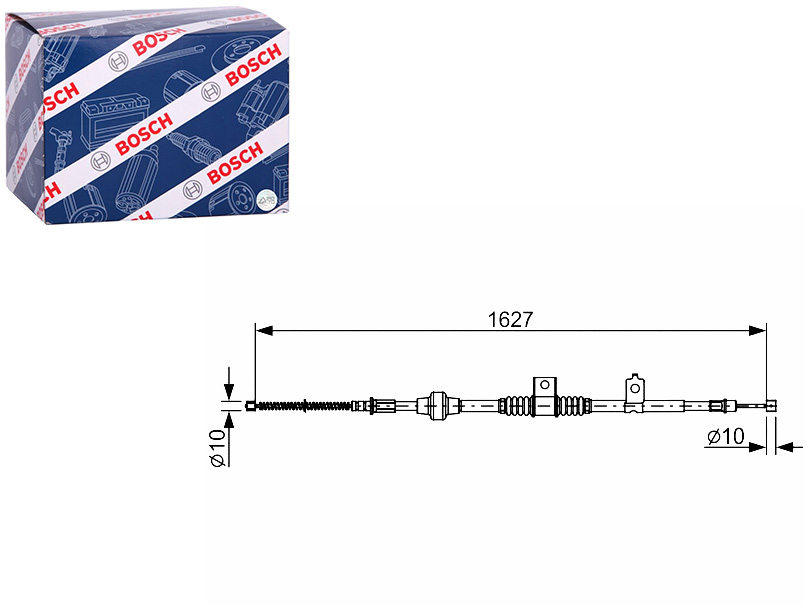 фото №1, Трос тормозная ручного задняя p citroen c4 aircross mitsubishi asx