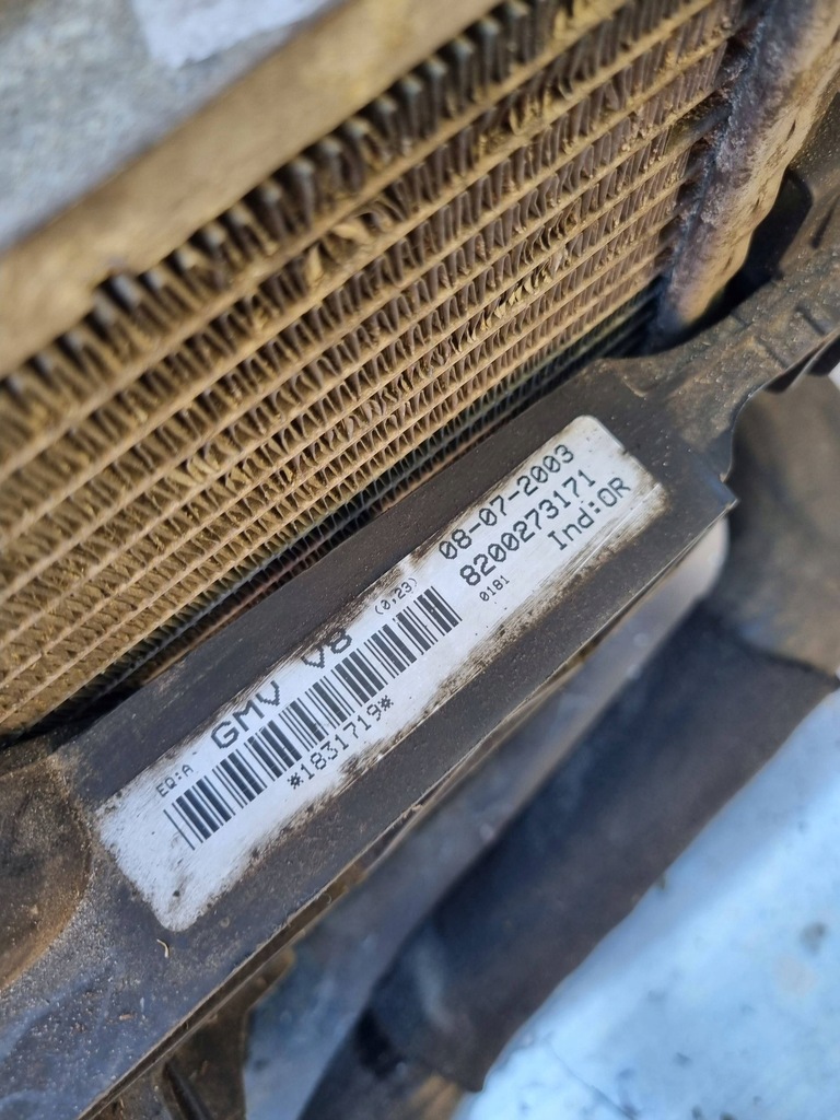 фото №6, Радіатор інтеркулер вентилятори комплект renault espace 150720201f05