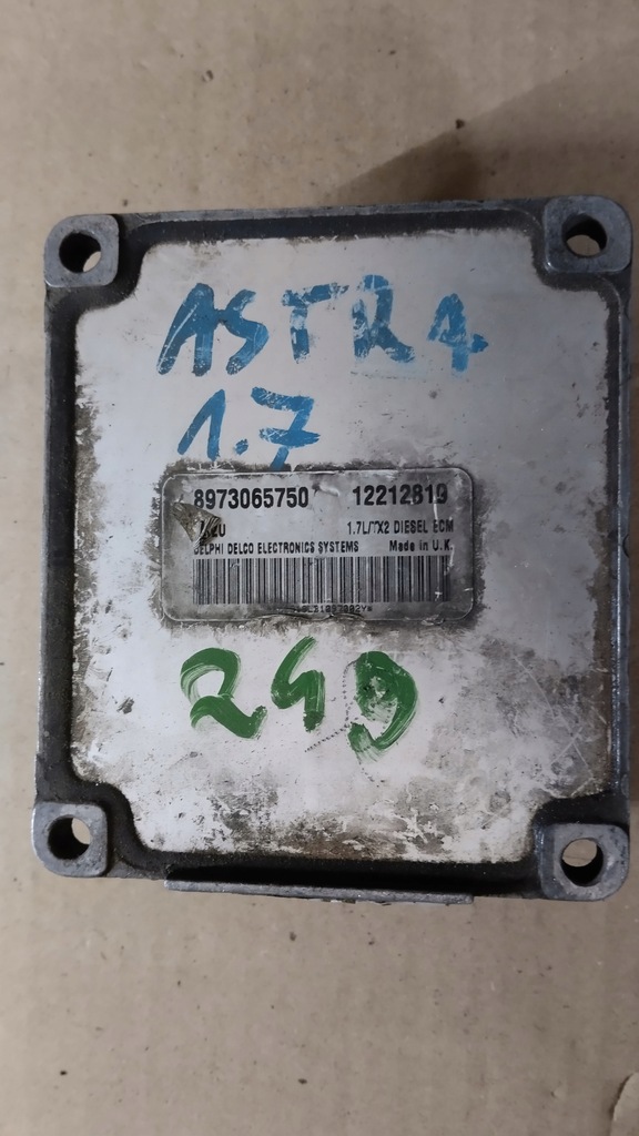 фото №7, Блок керування двигуна бортовий комп'ютер opel astra g corsa c 1.7 dti 12212819