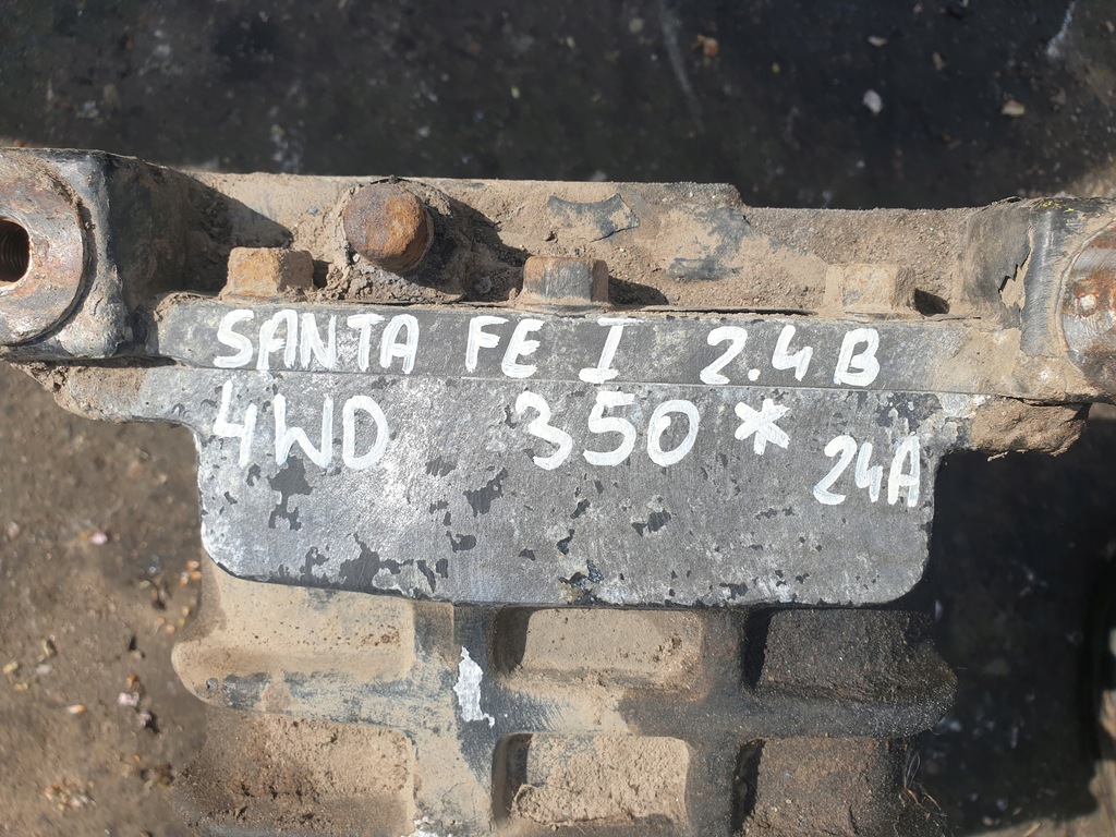 фото №7, Мост дифференциал дифференциал задняя задний hyundai santa fe i 4wd 2.4 бензин