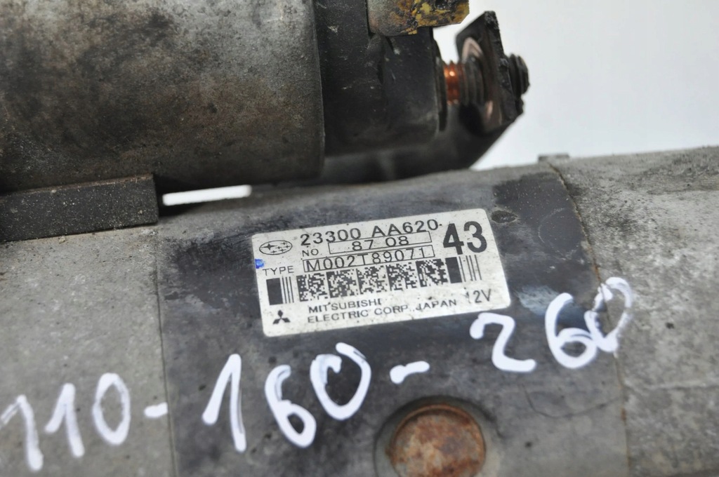 фото №1, Subaru legacy 2007 стартер