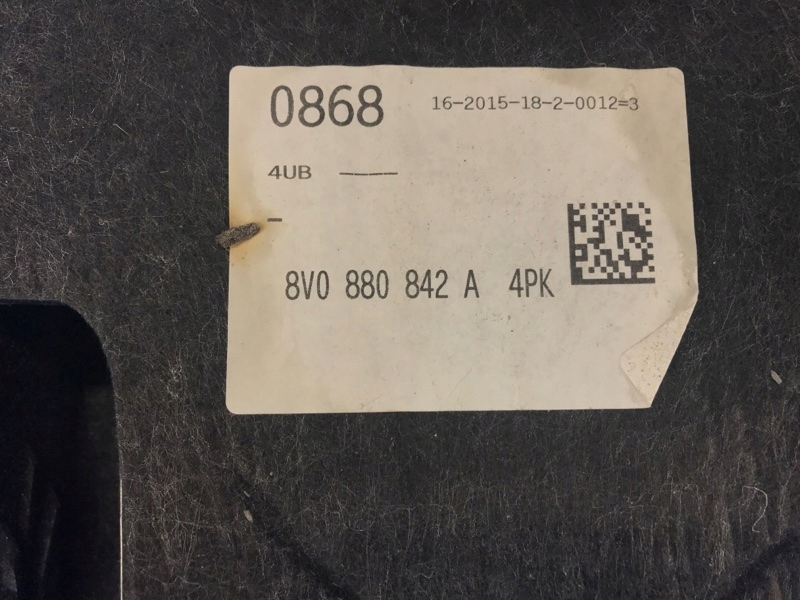 фото №5, Бардачок audi a3 8v 12-17 8v0880842a