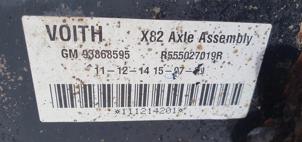 фото №9, Renault trafic iii vivaro 3 подвеска задняя oś 93868595