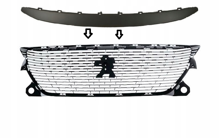 фото №1, Peugeot 2008 ii 2019- решётка радиатора решётка радиатора + молдинг накладка верхний перед nowa